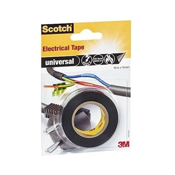 Ruban adhésif électrique noir 10mx15mm - SCOTCH™