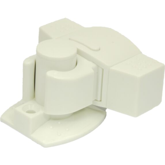 Arrêtoir de porte clip blanc