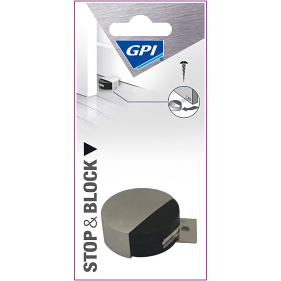 Butée disque aimant inox brossé Ø51xh30mm - GPI