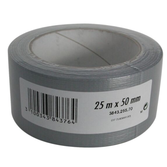 Toile renfort étanche coloris alu 25mx50mm