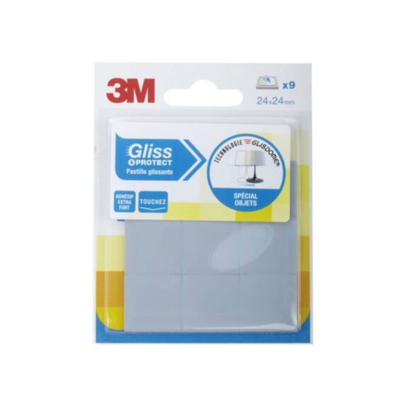 Pastille glissante 24x24mm - 3M