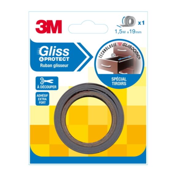Ruban glisseur 1,5mx19mm - 3M