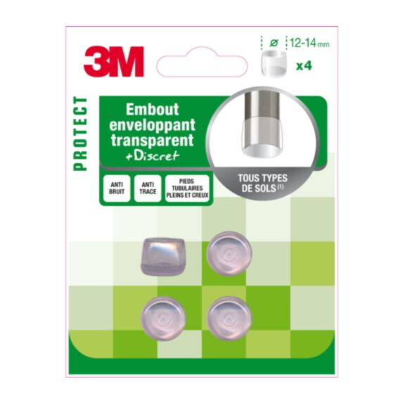 Embout enveloppant transparent Ø12-14mm - 3M