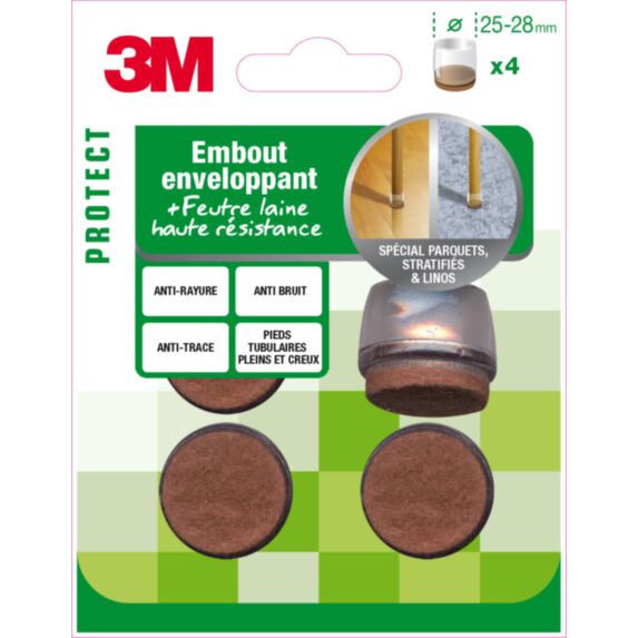 Embout feutre Ø25-28mm - 3M