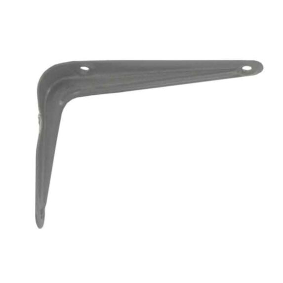 Console emboutie acier laqué gris 200x250 mm