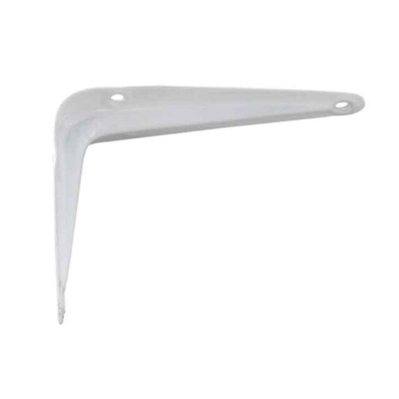 Console emboutie acier laqué blanc 200x250 mm