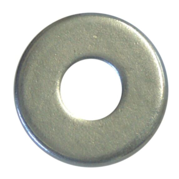 Rondelle plate large acier zingué Ø4 - sachet x96