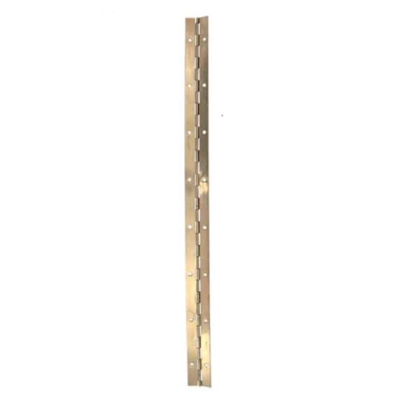 Charnière à piano acier laitonné 25x960 - VYNEX