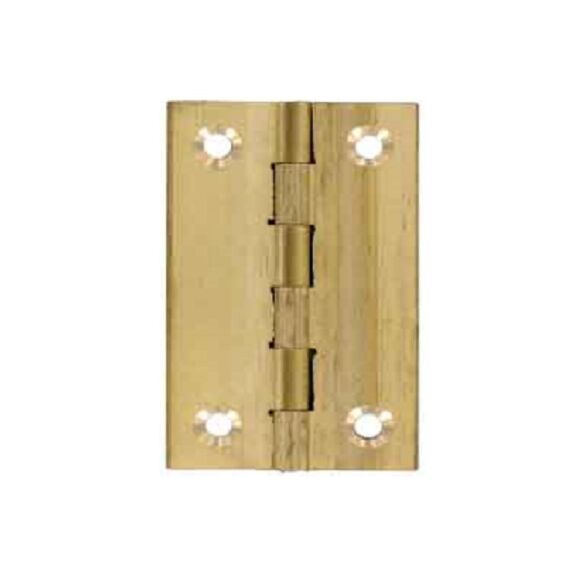 2 charnières de meuble 70x40 laiton massif