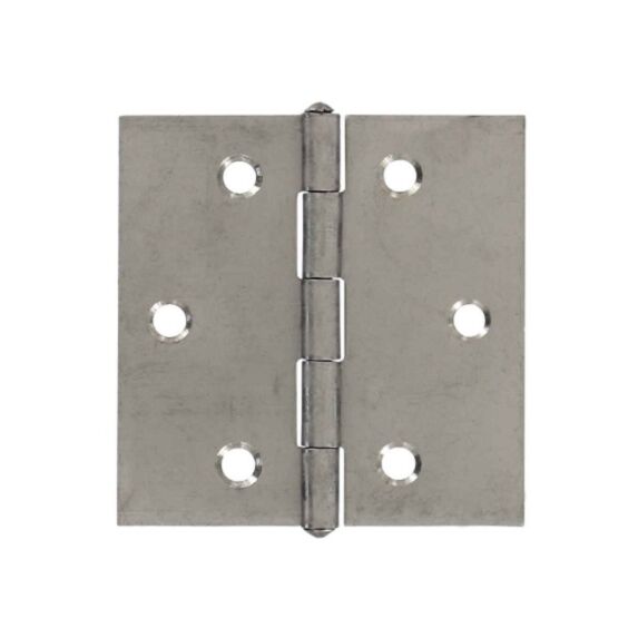 2 charnières de meuble 50x50 inox - VYNEX