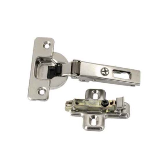 2 charnières invisibles à ressort ∅35 avec amortisseur - VYNEX