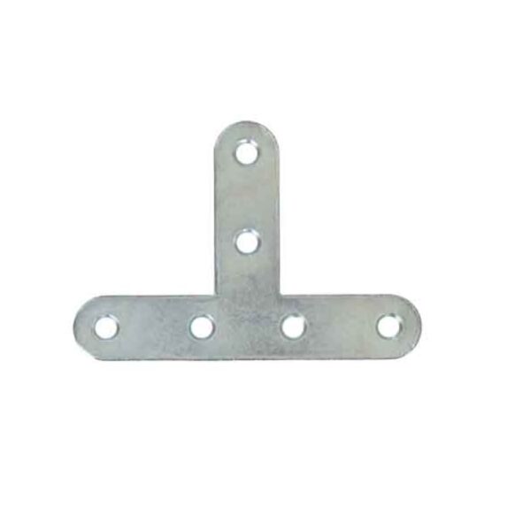 1 patte d'assemblage en T 80x40x15mm acier zingué - VYNEX