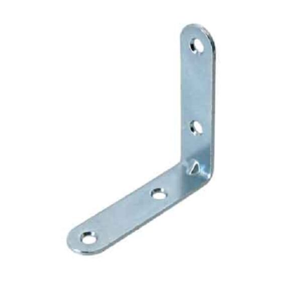 4 équerres de chaise 80x80x2mm acier zingué - VYNEX