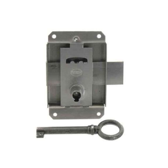 serrure universelle à pattes 25mm acier poli