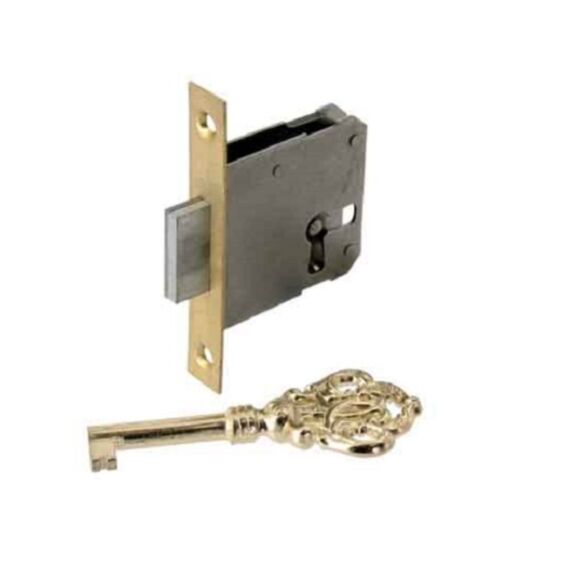 Serrure à larder réversible 30mm acier - VYNEX