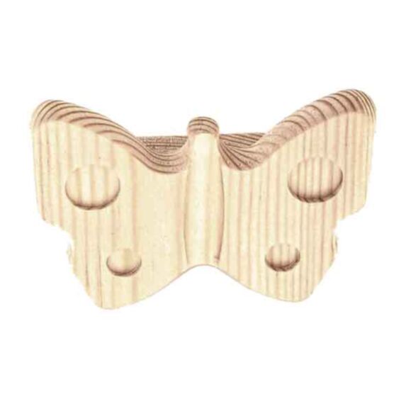 Bouton pin brut papillon entraxe 32 mm