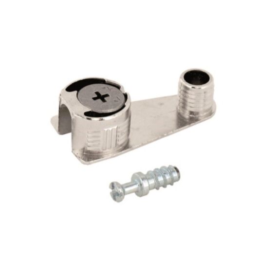 Ferrure d'assemblage D10-20mm acier nickelé par 4