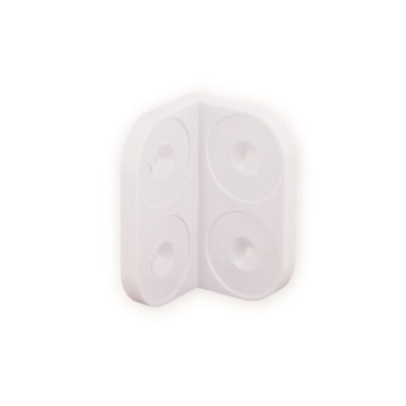 Equerre assemblage meuble 28x28x44mm plastique par 4 - VYNEX