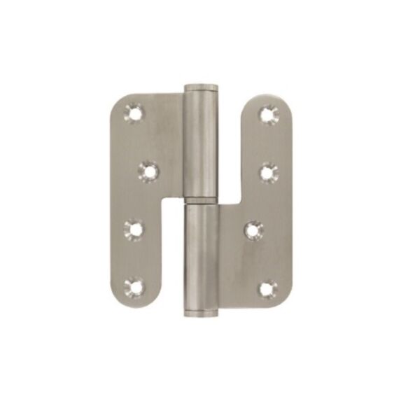 Paumelle de bâtiment 80x80 gauche inox par 2