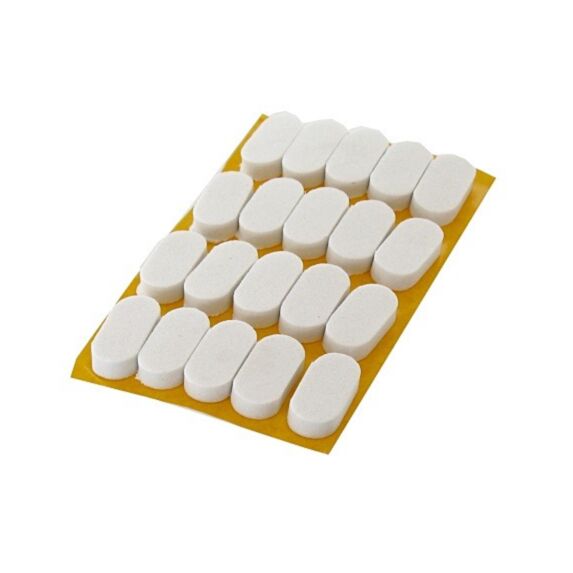 20 patins anti bruit 8x16mm - VYNEX