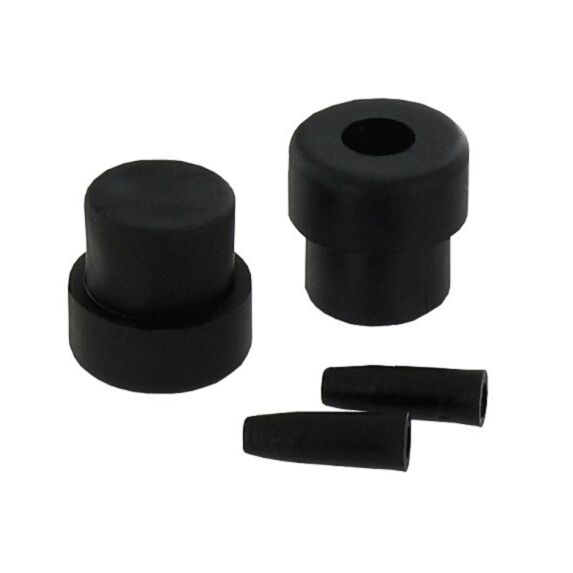 4 embouts rentrants cahoutchouc Ø14mm - VYNEX