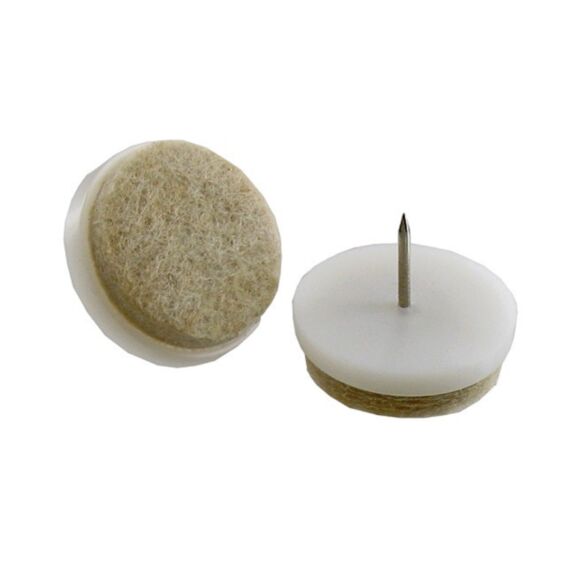 4 patins feutre à clouer Ø20mm - VYNEX