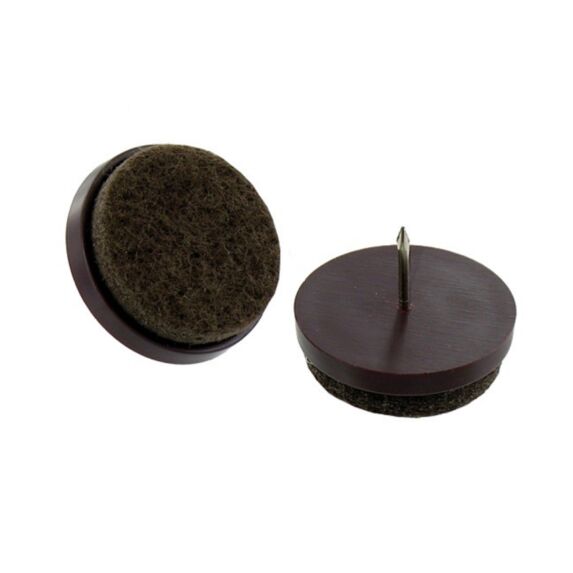 4 patins feutre à clouer Ø30mm - VYNEX