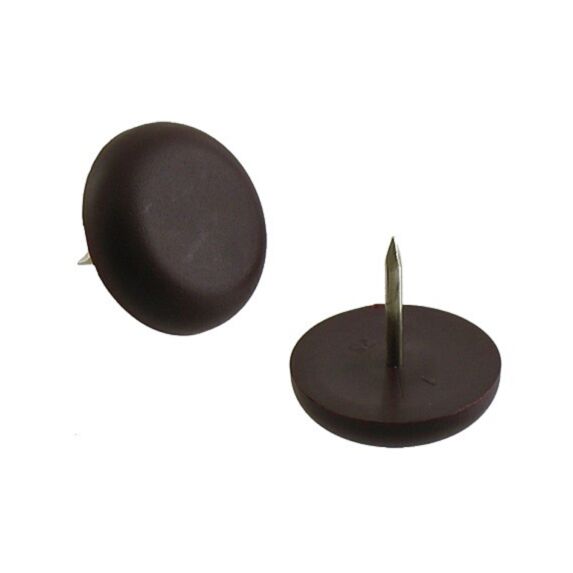 4 patins plastique à clouer d30mm - VYNEX