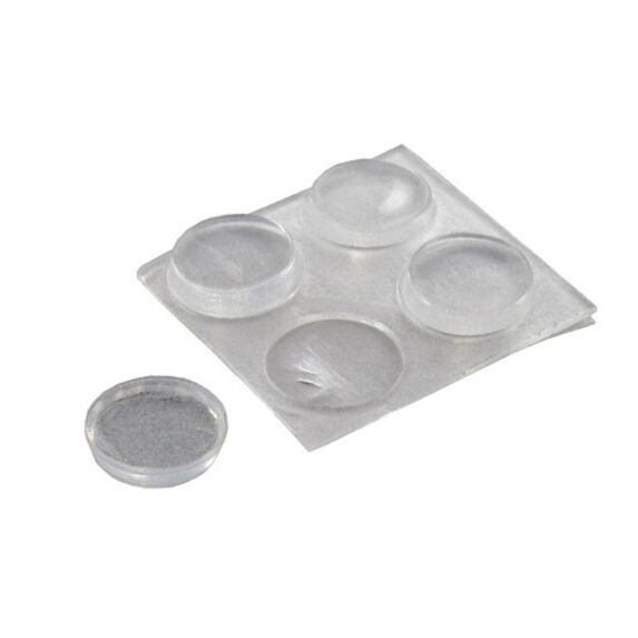 20 patins amortisseurs transparents d10mm - VYNEX