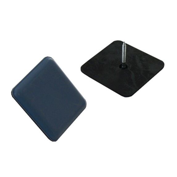 4 patins glisseurs à clouer 37x37mm - VYNEX