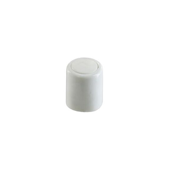 Butée de porte plastique blanc à visser ø30 H.33mm - VYNEX