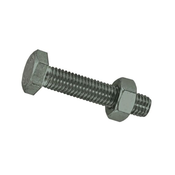 12 boulons tête hexagonale inox A2 10x40 - CLASS'INOX