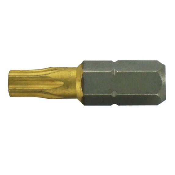 Embout revêtement nitrure de titane torx t10 x2