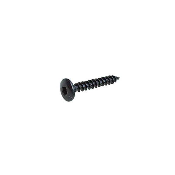 Vis de penture étoile ac zingué noir 6x30 x200