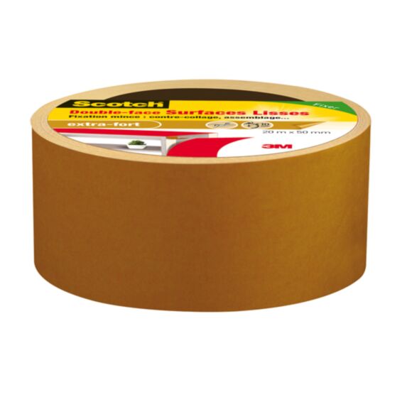 Adhésif moquette surfaces lisses 7,5 m x 32 mm - SCOTCH