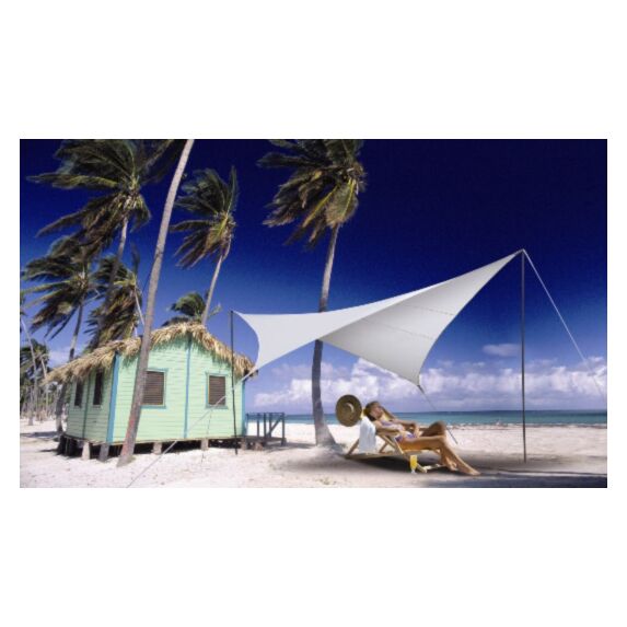 Voile d'ombrage carrée serenity 3.60 m - blanc - JARDILINE