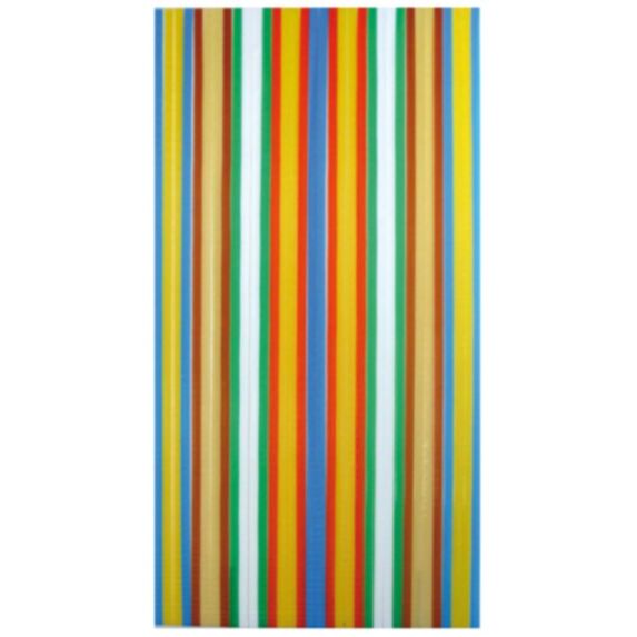Rideau porte Antilles arc en ciel 90x200