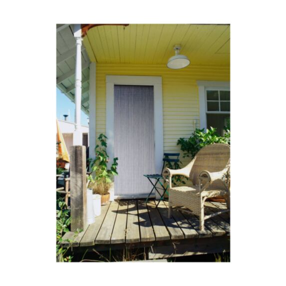 rideau de porte en bambous - aubergine e 103 - MOREL