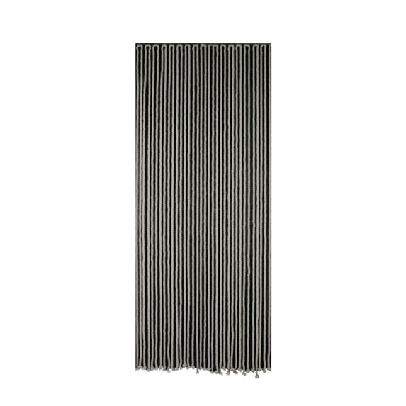 Rideau de porte Cordage Gris