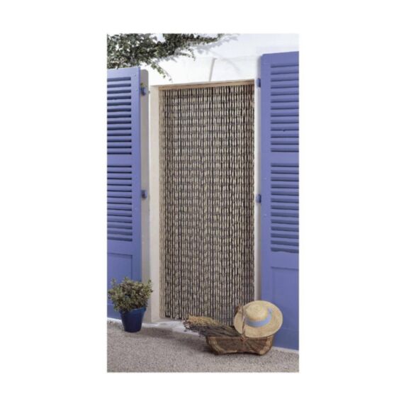 Rideau de porte maïs naturel 90x200cm MOREL