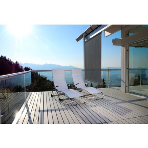 Store d'ombrage extérieur L.100xH.180cm ardoise - JARDILINE