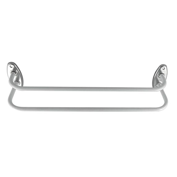 Porte-serviettes 2 Branches Fixes Blanc - GODONNIER