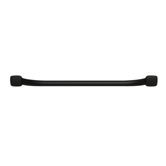 Barre Droite d'Appui Mana Acier Noir Mat 70cm