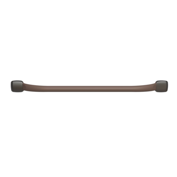 Barre Droite d'Appui Mana Acier Taupe 70cm