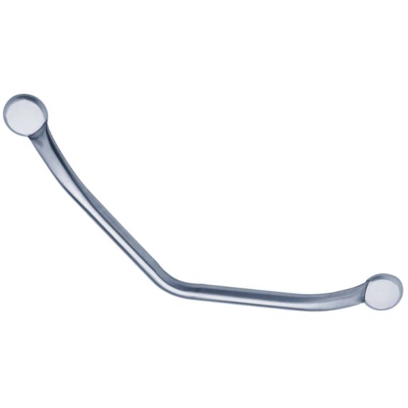 Barre de Maintien Monopoutre Coudée 135° ∅25mm Inox Brossé - GODONNIER