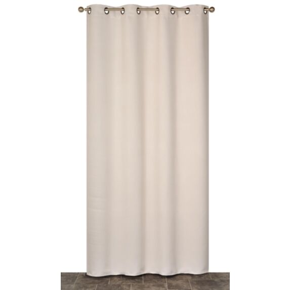 Rideau occultant uni 140x240cm beige - DYLREV