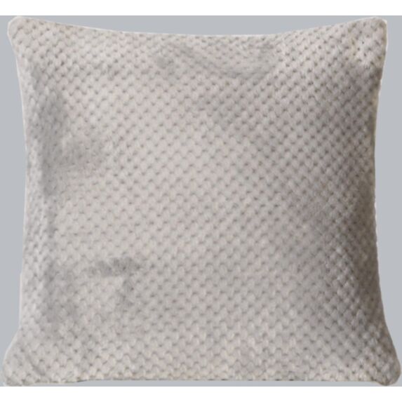 Coussin garni déhoussable 40x40cm gris