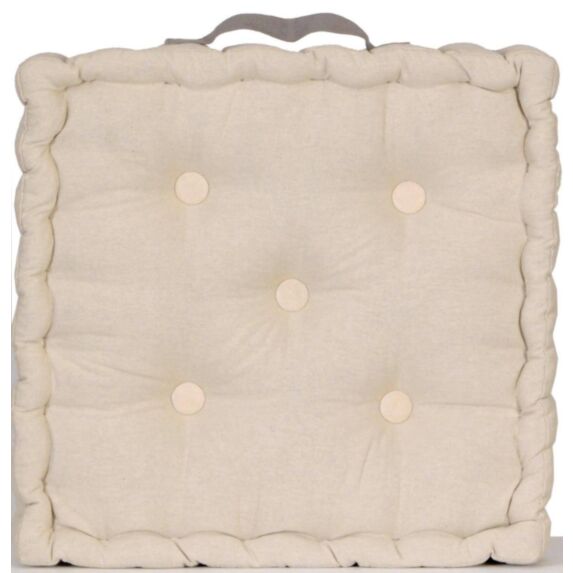 Coussin de sol carré 40x40 cms galet/gris