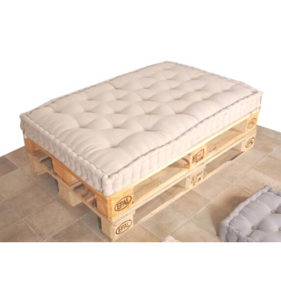 Coussin de palette rectangulaire 80x120 cms galet