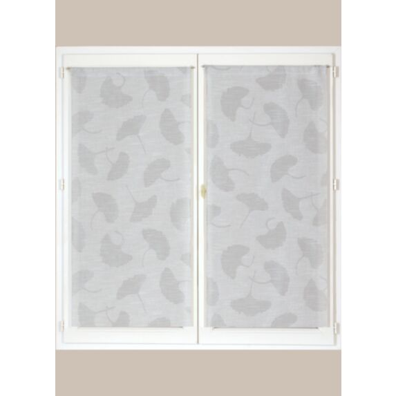 Paire de vitrages 60x120cm gris - DYLREV